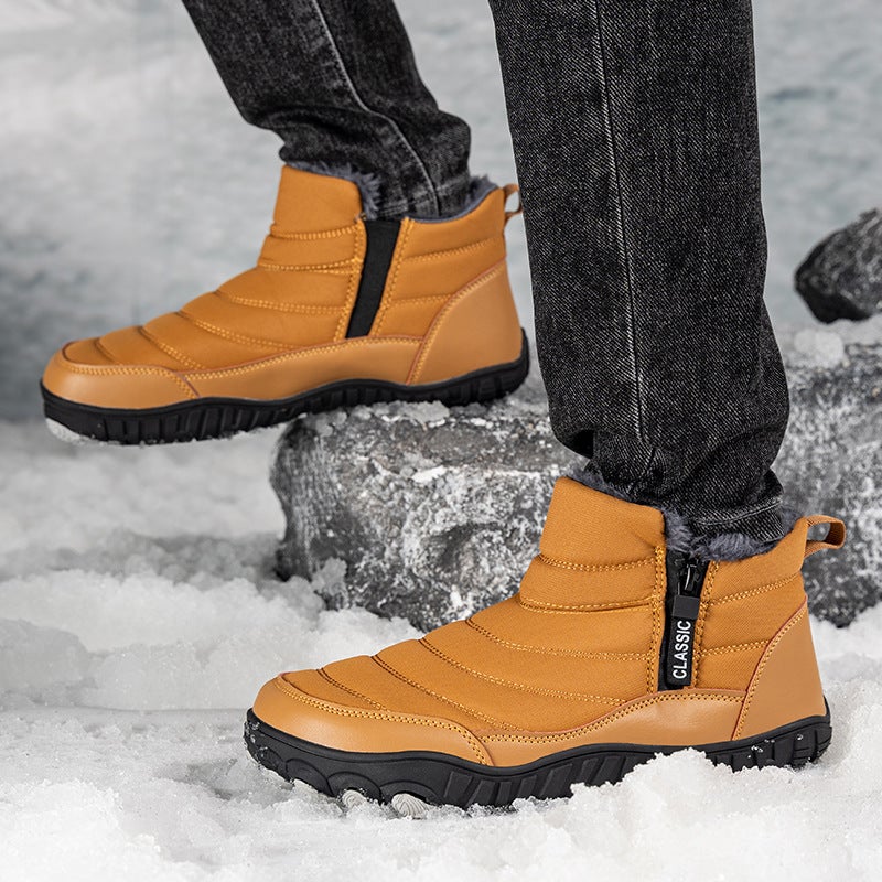 Plus Size High-Top Snow Boots New Outdoor Sports Leisure Hiking Boots Waterproof Non-Slip Warm Cotton Shoes - Image 4